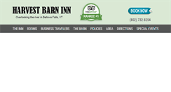 Desktop Screenshot of harvestbarninn.com