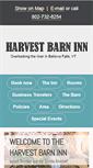Mobile Screenshot of harvestbarninn.com